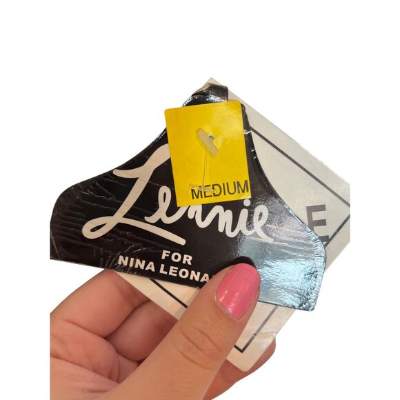 Lennie For Nina Leonard Black Sleeveless Dress With Red Trim & Zipper Pockets Me - Picture 5 of 6